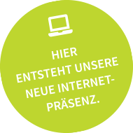 Hier entsteht unsere neue Internetpräsenz.